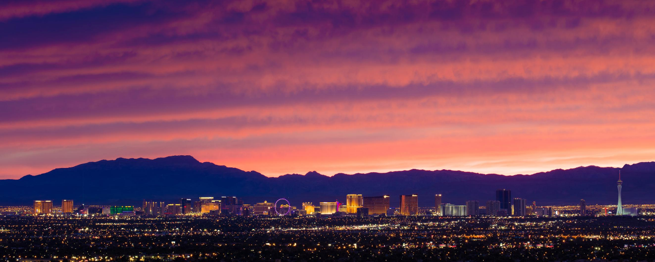 View from Henderson at night